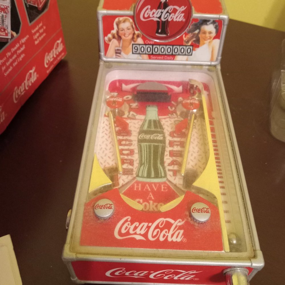 Coca-Cola pinball musical bank